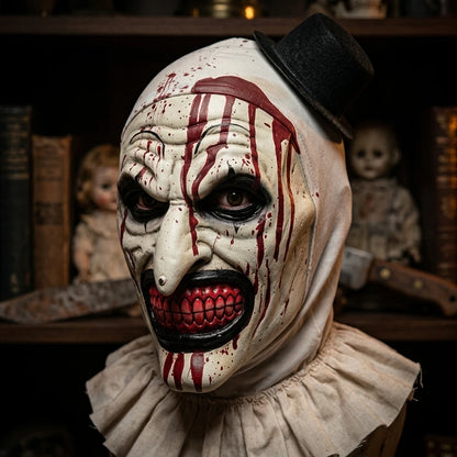 🎃 Horror Clown Mask – Premium Latex Full Head Mask for Halloween & Cosplay