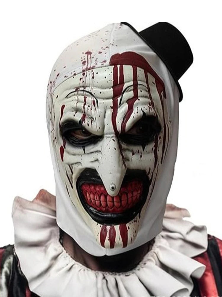 🎃 Horror Clown Mask – Premium Latex Full Head Mask for Halloween & Cosplay