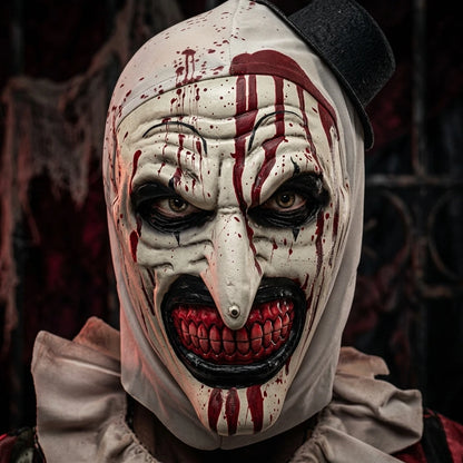 🎃 Horror Clown Mask – Premium Latex Full Head Mask for Halloween & Cosplay